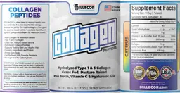 Label for Collagen Peptides Citrus