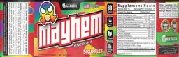 Label for Mayhem Energy Skufflez