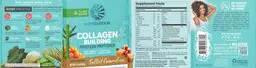 Label for Collagen Building Protein Peptides Salted Caramel Flavor