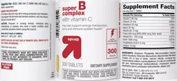 Label for Super B Complex with Vitamin C