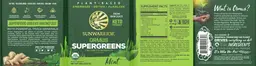 Label for Ormus Super Greens 2 Billion CFUs Probiotics Mint 