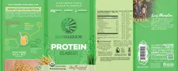Label for Protein Classic Unflavored
