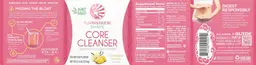 Label for Core Cleanser Pineapple Vanilla Flavor