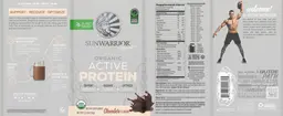 Label for Organic Active Protein Chocolate Flavor