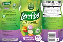 Label for Benefiber Prebiotic