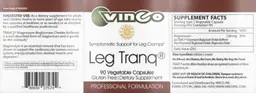 Label for Leg Tranq