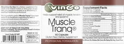 Label for Muscle Tranq