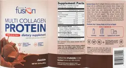 Label for Multi Collagen Protein Chocolate