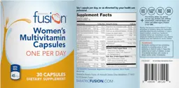 Label for Women’s Multivitamin Capsules with Iron 45 mg
