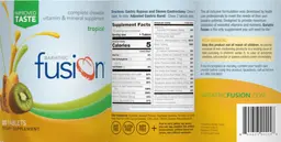Label for Complete Chewable Vitamin & Mineral Supplement Tropical