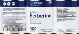 Label for Brilliant Berberine 1000 mg