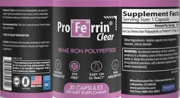 Label for ProFerrin Clear