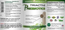 Label for TriActive Prebiotics
