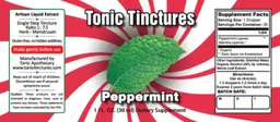 Label for Peppermint
