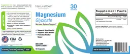 Label for Magnesium Glycinate