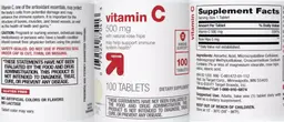 Label for Vitamin C 500 mg with Natural Rose Hips