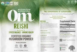 Label for Reishi Powder