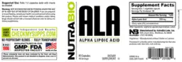 Label for ALA 300 mg