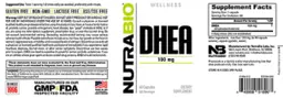 Label for DHEA 100 mg
