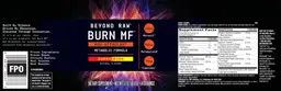 Label for Burn MF Gummy Burn