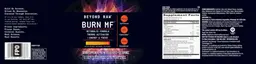 Label for Burn MF Orange Mango