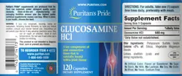 Label for Glucosamine HCl