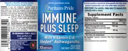 Label for Immune Plus Sleep