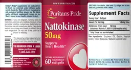 Label for Nattokinase 50 mg