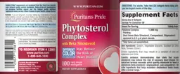Label for Phytosterol Complex with Beta Sitosterol
