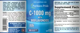 Label for C-1000 mg with Bioflavonoids