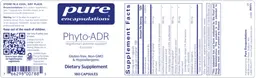 Label for Phyto-ADR