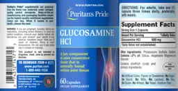 Label for Glucosamine HCl