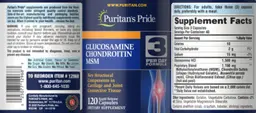 Label for Glucosamine Chondroitin MSM
