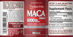 Label for Maca Extract