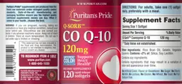 Label for Q-Sorb Co Q-10 120 mg