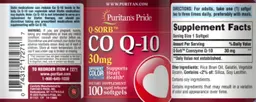 Label for Q-Sorb Co Q-10 30 mg