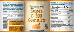 Label for Super C-500 Complex