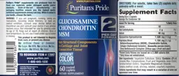 Label for Glucosamine Chondroitin MSM
