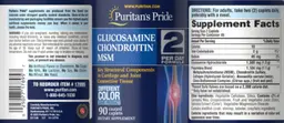 Label for Glucosamine Chondroitin MSM