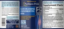 Label for Glucosamine Chondroitin MSM