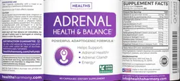Label for Adrenal Health & Balance
