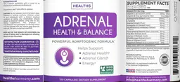 Label for Adrenal Health & Balance
