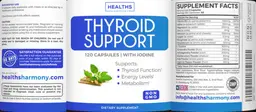 Label for Thyroid Support
