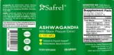 Label for Ashwagandha 2,100 mg