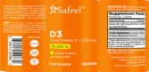 Label for D3 50,000 IU 1,250 mcg