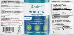 Label for Vitamin B12 1000 mcg