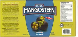 Label for Ultra Mangosteen