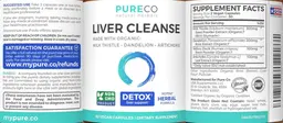 Label for Liver Cleanse
