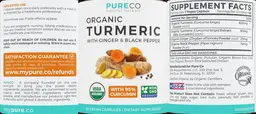 Label for Organic Turmeric