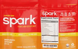 Label for Spark Mandarin Orange